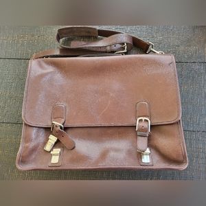 COACH Brown Leather Briefcase Laptop Style #B1S-5310